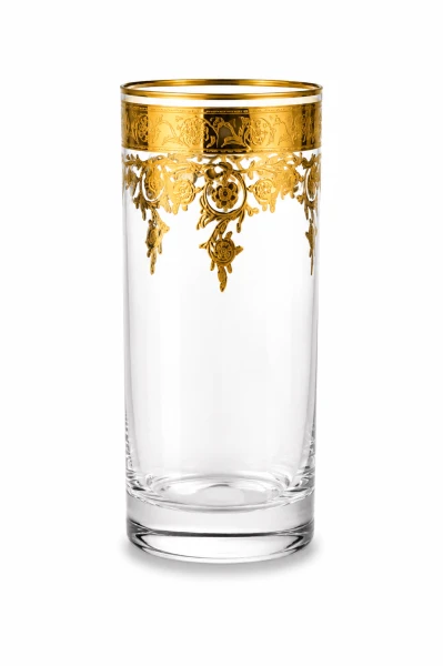 Elegancki zestaw szklanka wysoka 300ml Jesolo Gold-JGD