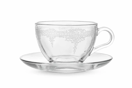 Filiżanki do cappuccino ze spodkiem 6szt Verona-VRM