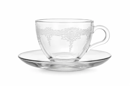 Filiżanki do espresso ze spodkiem-6szt-Verona-VRO