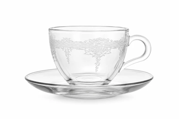 Filiżanki do espresso ze spodkiem-6szt-Verona-VRO