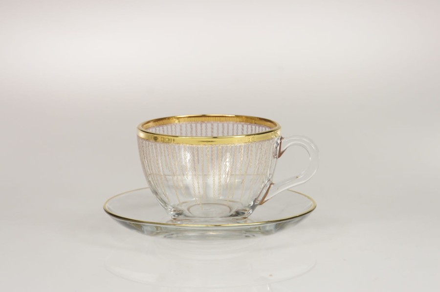 Rain Gold-RGH-Filiżanki do capuccino ze spodkiem